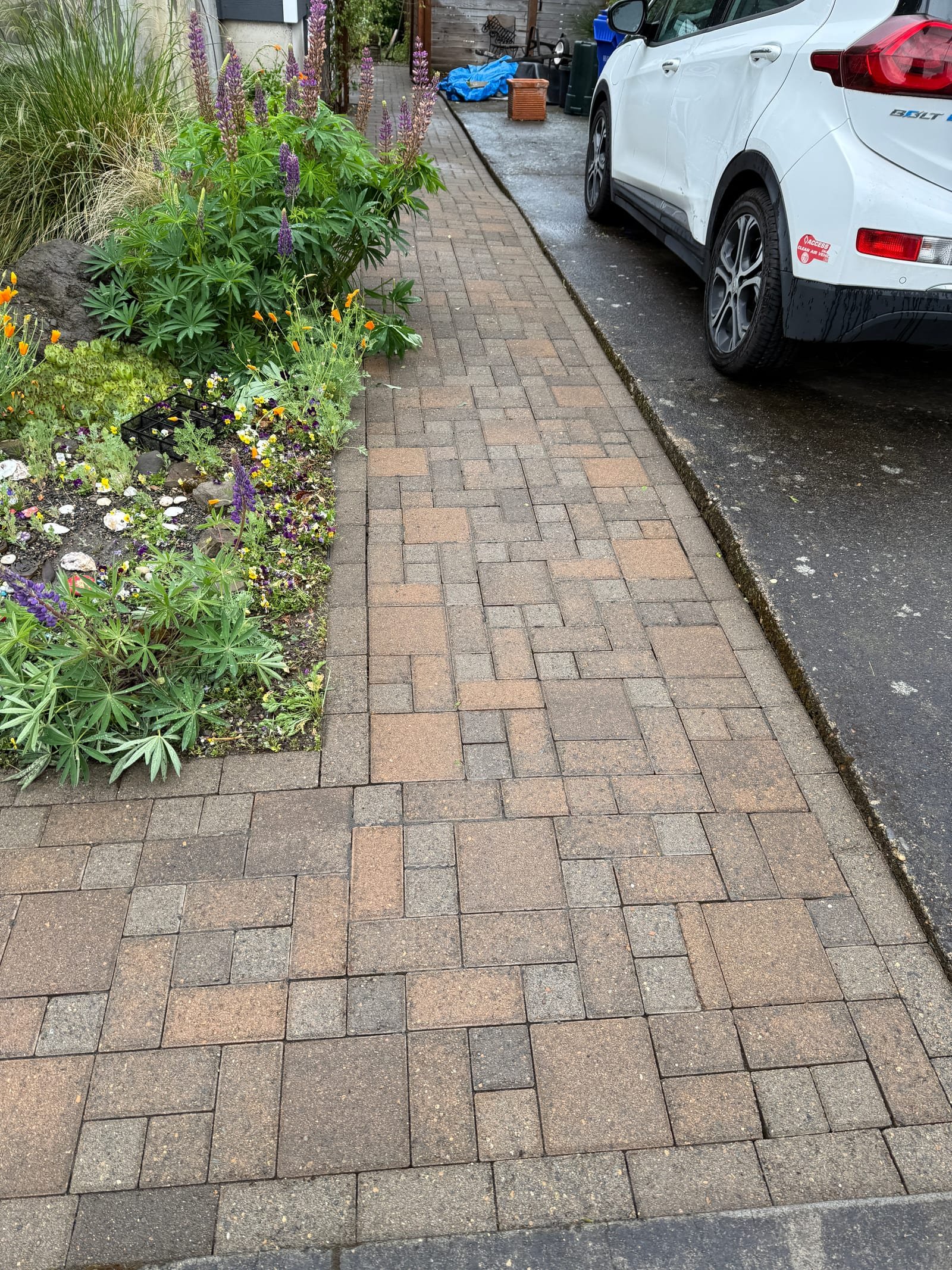 Clean walkway after listing preparation service