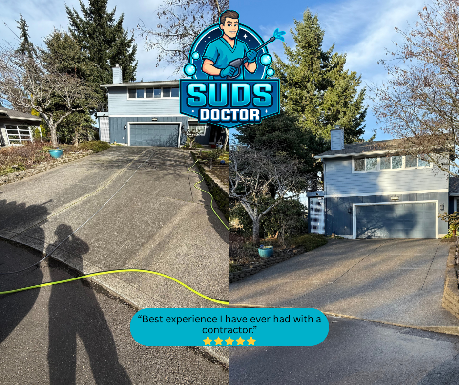 Driveway Before and After